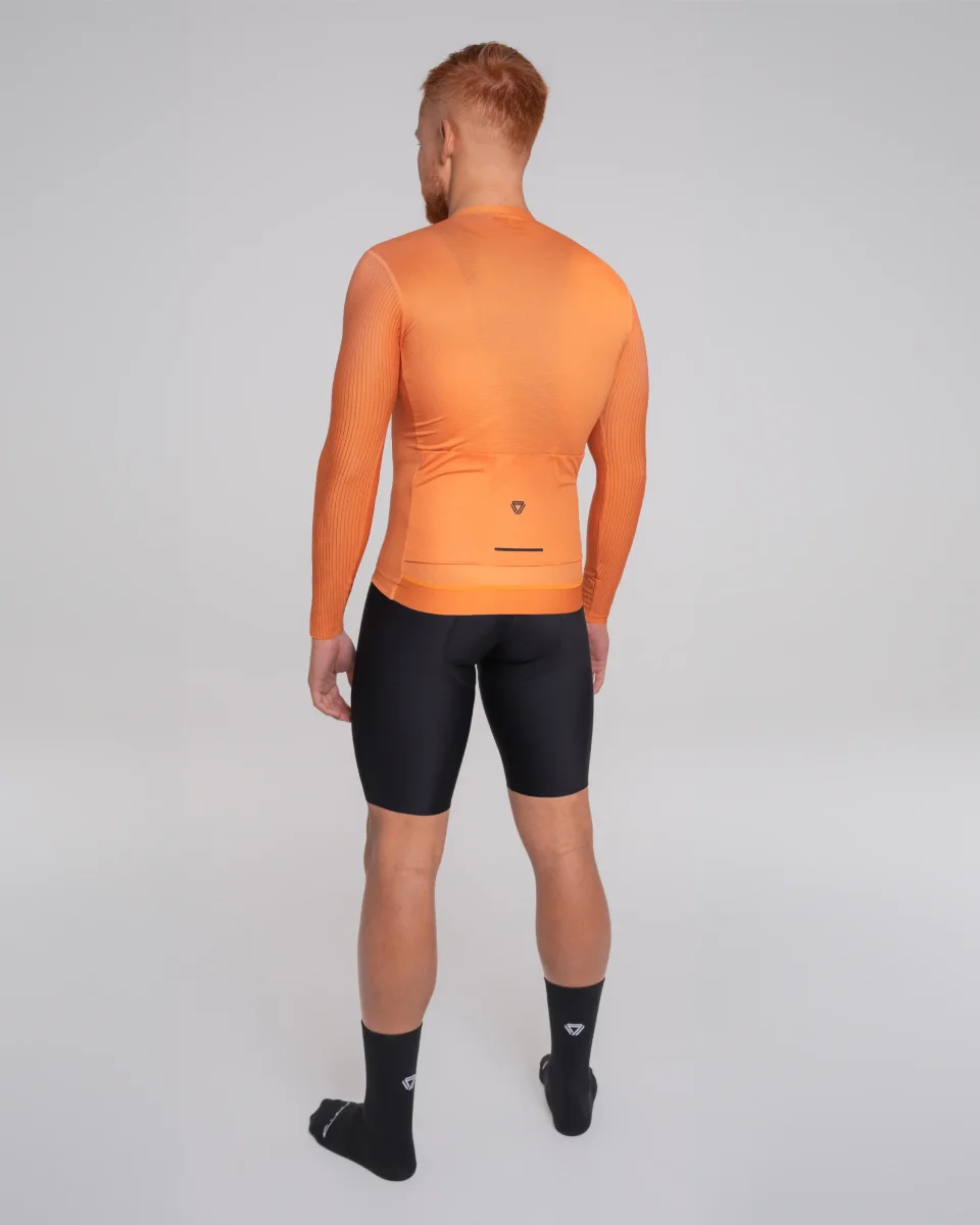 Camiseta Manga Larga Dig Basic Naranja - Imagen 4