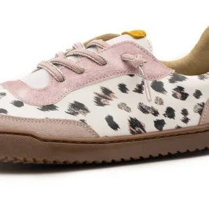 Flexinens deportivas respetuosas 9018-R Animal Print serraje boanco rosa