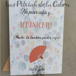 Cartel Abanico Pilar&Marta