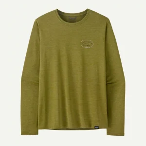 Patagonia Long Sleeved Capilene Cool Daily Graphic Shirt Green