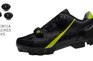 Zapatillas MTB Warrior Negro Amarillo Neón