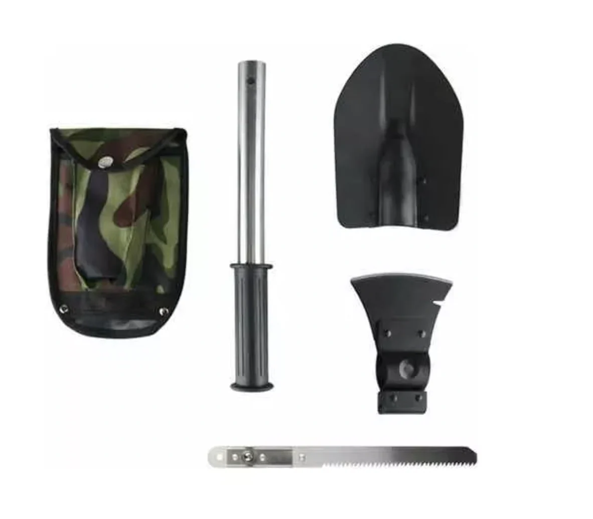 Pala Hacha Sobrevivencia / 4 En 1 / Camping /hiking Outdoor - Imagen 4