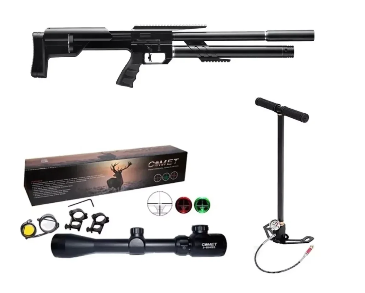 Rifle Pcp M60 + Bombin + Mira + Accesorios / Hiking Outdoor - Imagen 7