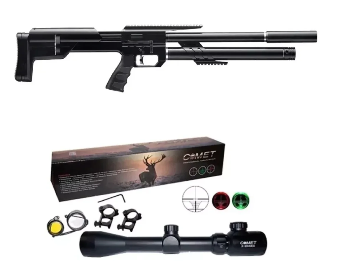 Rifle Pcp M60 + Mira + Accesorios / Hiking Outdoor