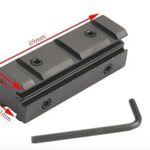 Riel de 11mm a 20mm - Montura/adaptador/alzador