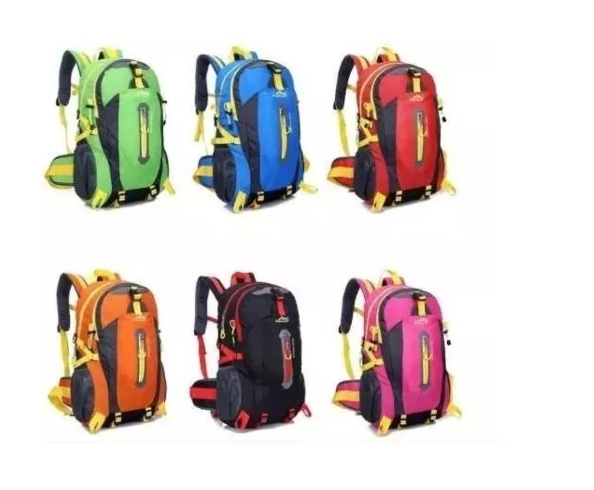 Mochila Trekking 40 Lts + Bolsa Hidratación / Hiking Outdoor - Imagen 4