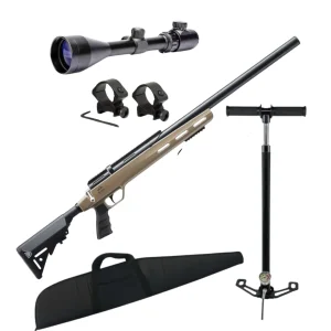 Rifle Pcp M30c / Snowpeak / Multitiro + Mira y Bombin 4 Etapa y Funda