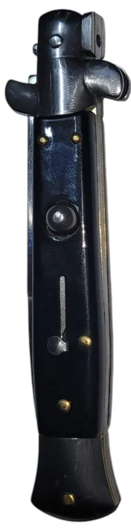 Navaja Automática Stiletto Grande Mango Negro
