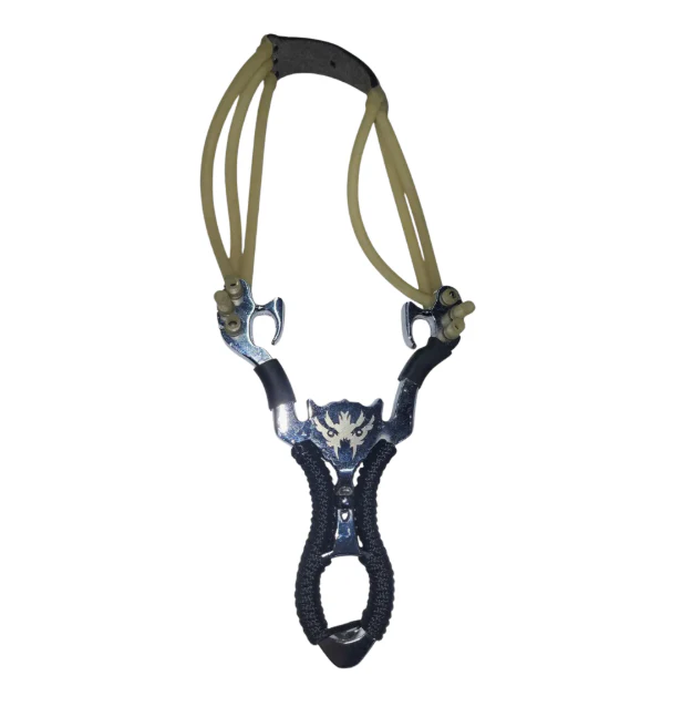 Resortera, Tira China, Onda De Metal Para Caza, Camping - Plateado - Imagen 4