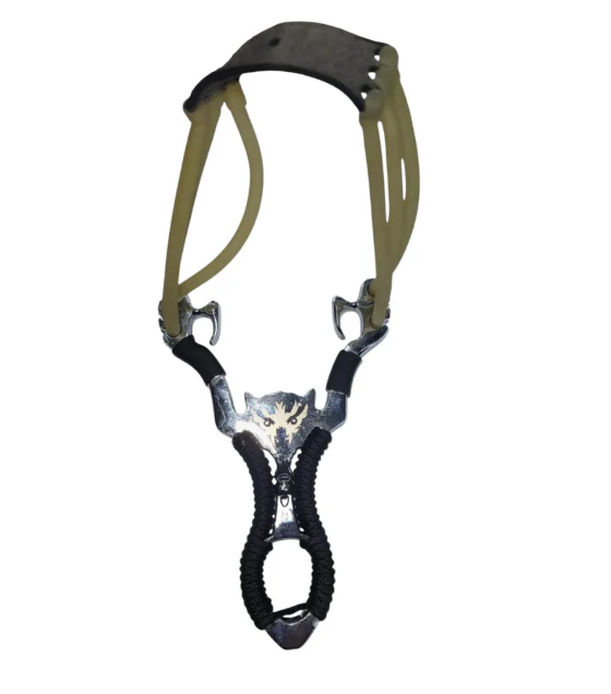 Resortera, Tira China, Onda De Metal Para Caza, Camping - Plateado - Imagen 3