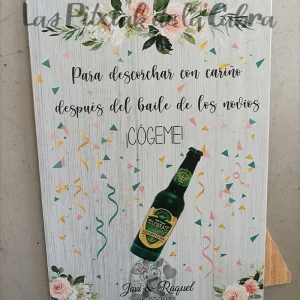 Cartel Abridor Javi&Raquel