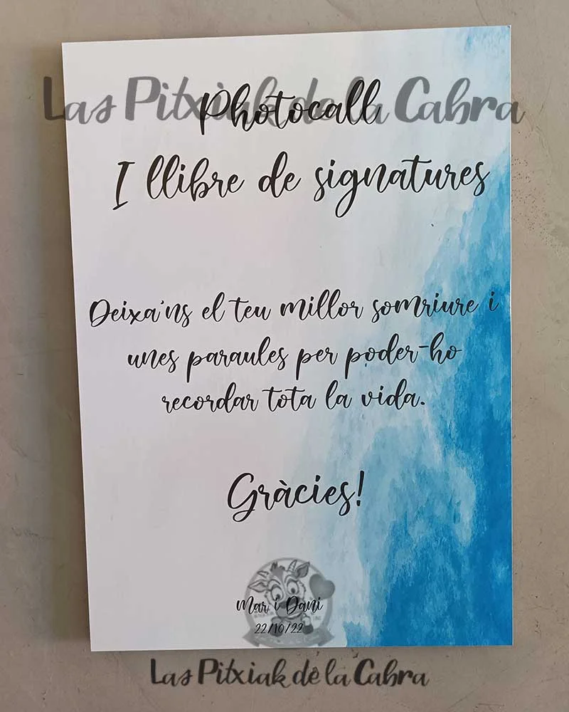 Cartel Photocall Catalán