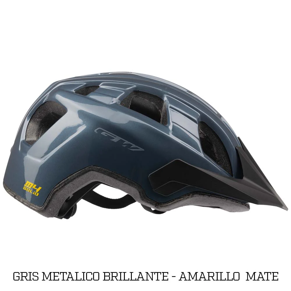 Casco MTB M4 Gris Metálico - Imagen 2