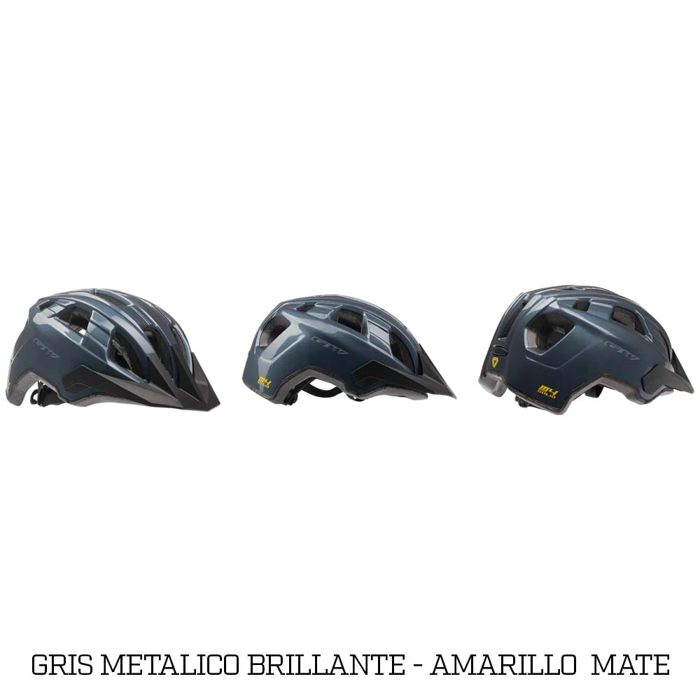 Casco MTB M4 Gris Metálico - Imagen 4