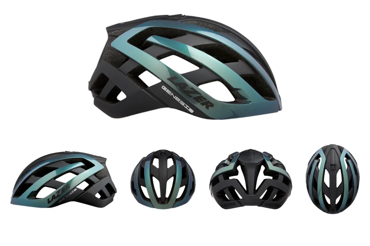 Casco Ruta Genesis Ce Blue Haze Lazer - Imagen 2