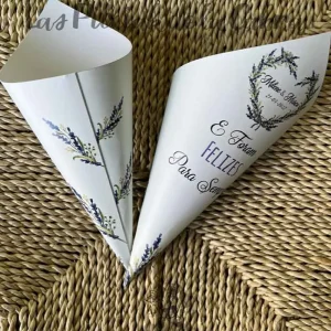Conos en portugués lavanda