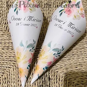 Conos montados Oscar y Miriam