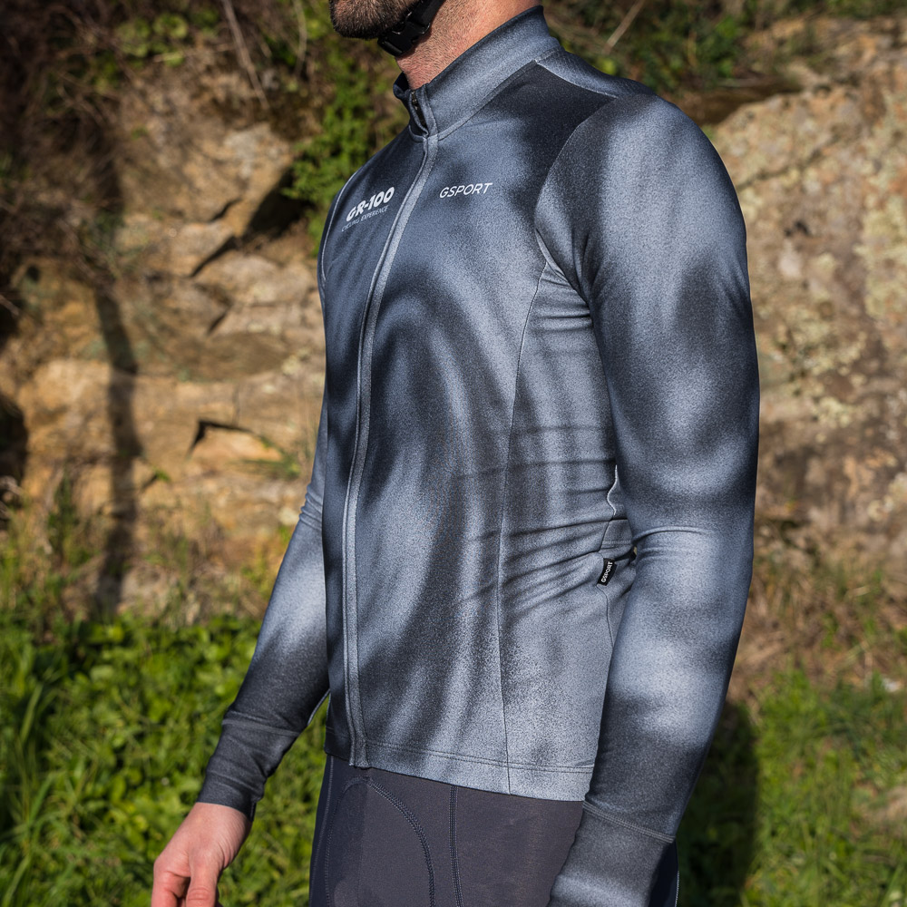 Maillot GR-100 GSPORT Aero Grafito Largo 2025 Unisex - Imagen 5