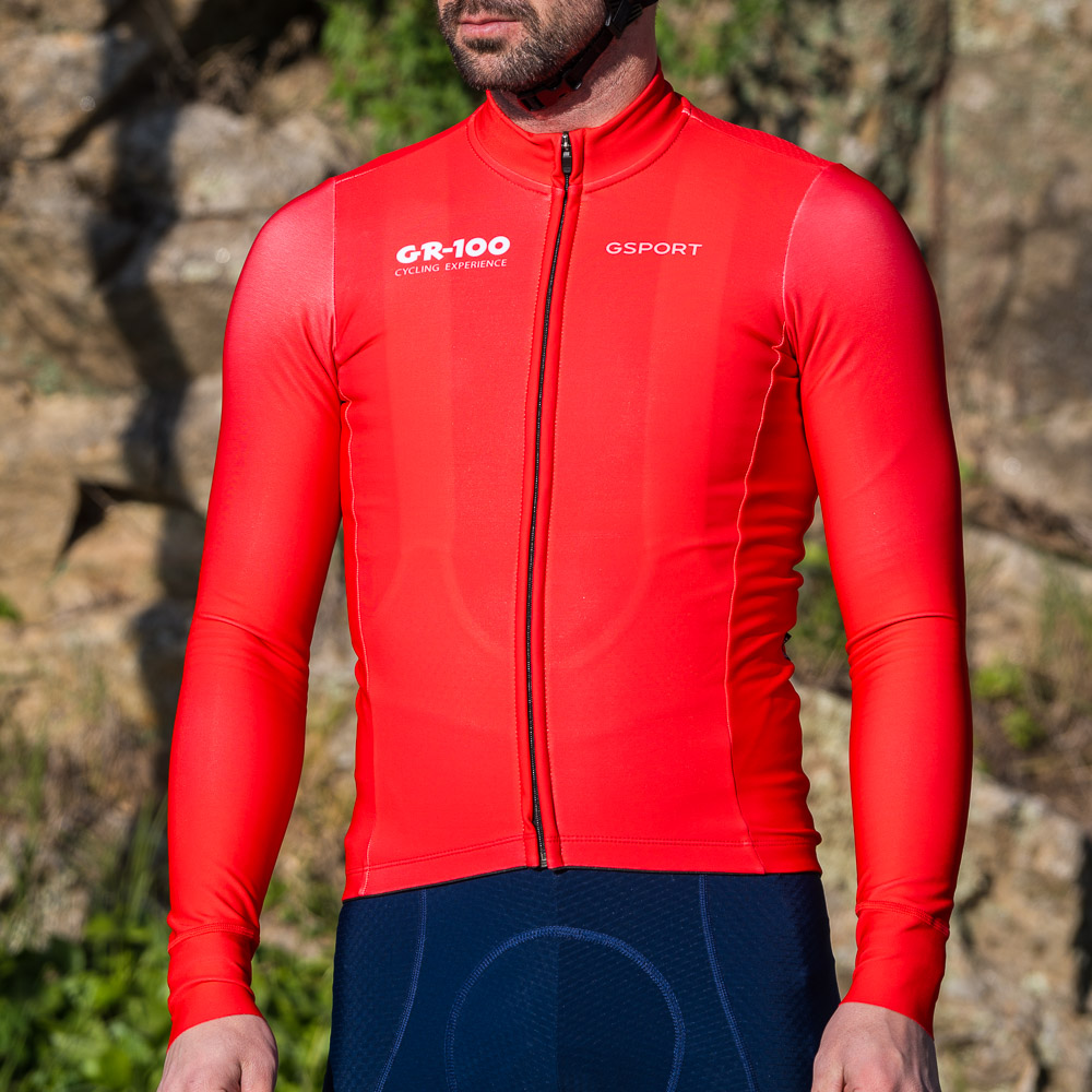 Maillot GR-100 GSPORT Aero Rojo Largo 2025 Unisex