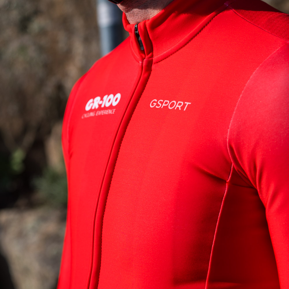 Maillot GR-100 GSPORT Aero Rojo Largo 2025 Unisex - Imagen 7