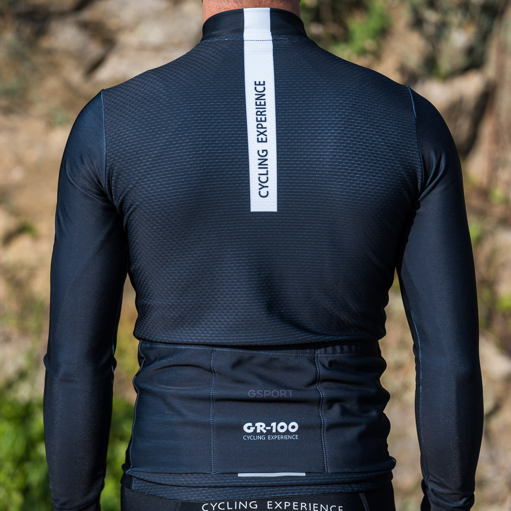 Maillot GR-100 GSPORT Aero Negro Largo 2025 Unisex - Imagen 6