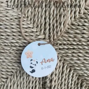 Etiqueta Bautizo Ana con Cuerda