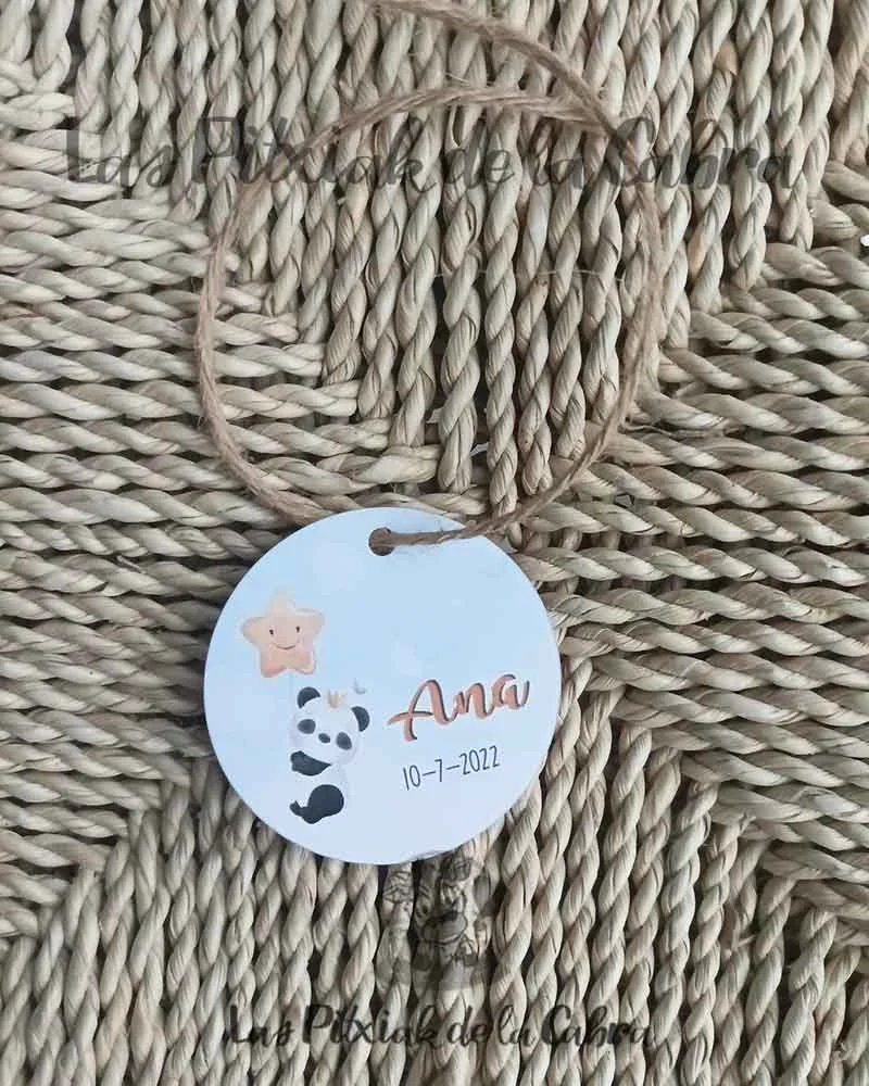 Etiqueta Bautizo Ana con Cuerda