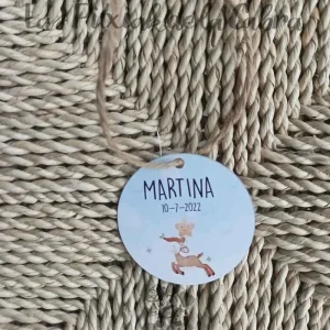 Etiqueta Bautizo Martina
