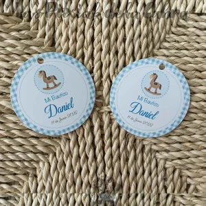 Etiqueta Bautizo Daniel