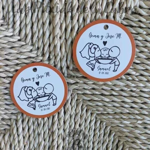 Etiquetas Boda-Bautizo