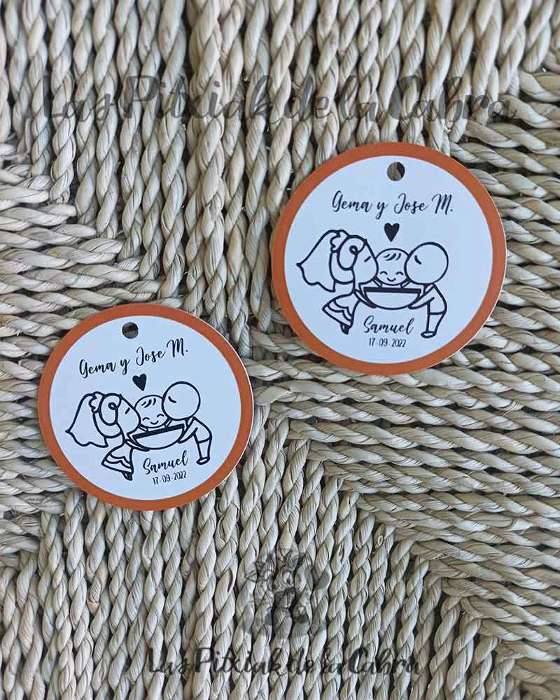 Etiquetas Boda-Bautizo