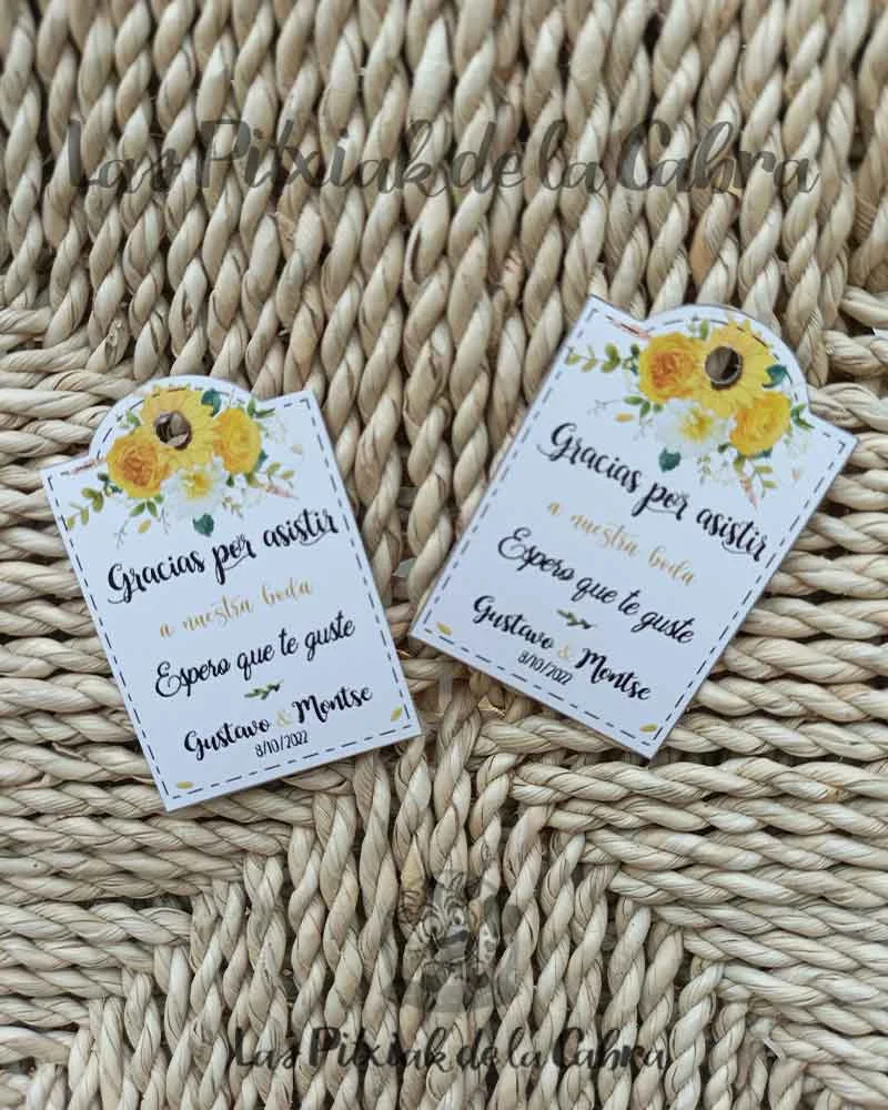 Etiquetas Gustavo&Montse