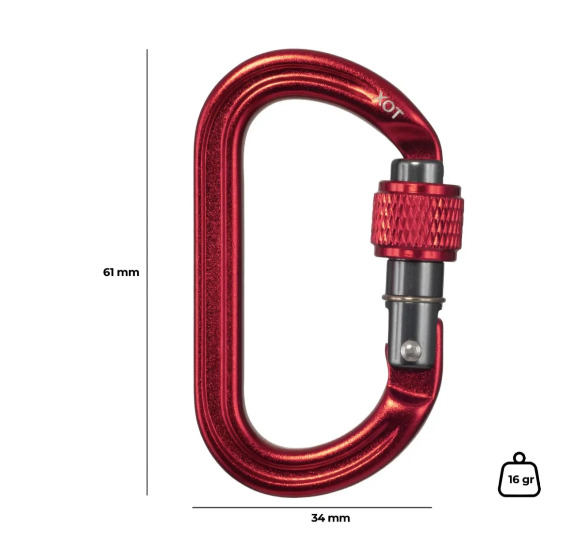 Fixe Mosquetón Auxiliar Xot Screw - Imagen 5
