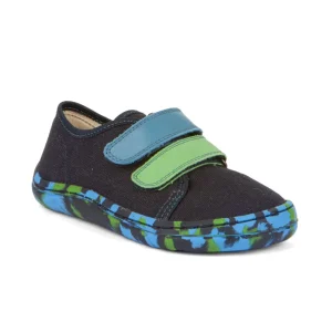 Froddo Canvas Shooes - BAREFOOT CANVAS slippers/sneakers- Blu/green
