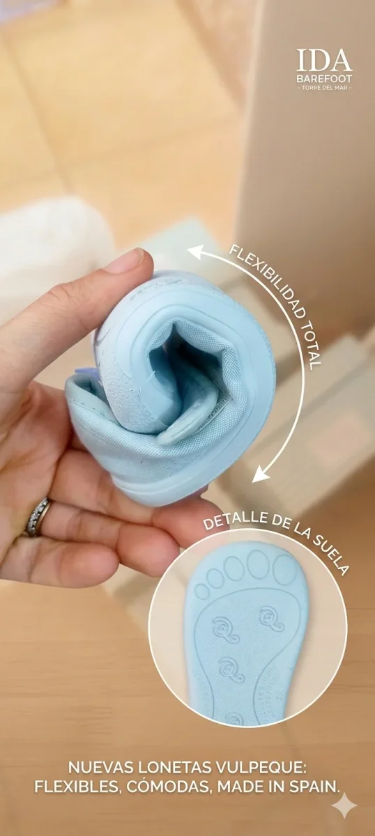 Vulpeques lonetas Barefoot modelo 302 N rojo nube pepito 100% bambú natural - Imagen 4