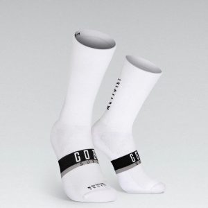 Gobik Calcetines UNISEX Superb White Axis Extra Long