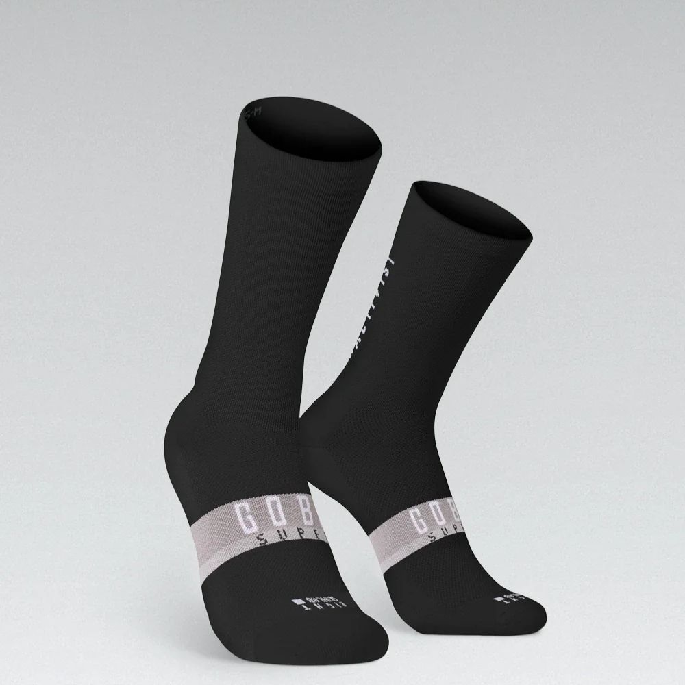 Gobik Calcetines UNISEX Superb Black Axis Extra Long