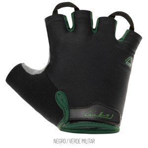 Guante Flip Flop Negro/Verde Militar