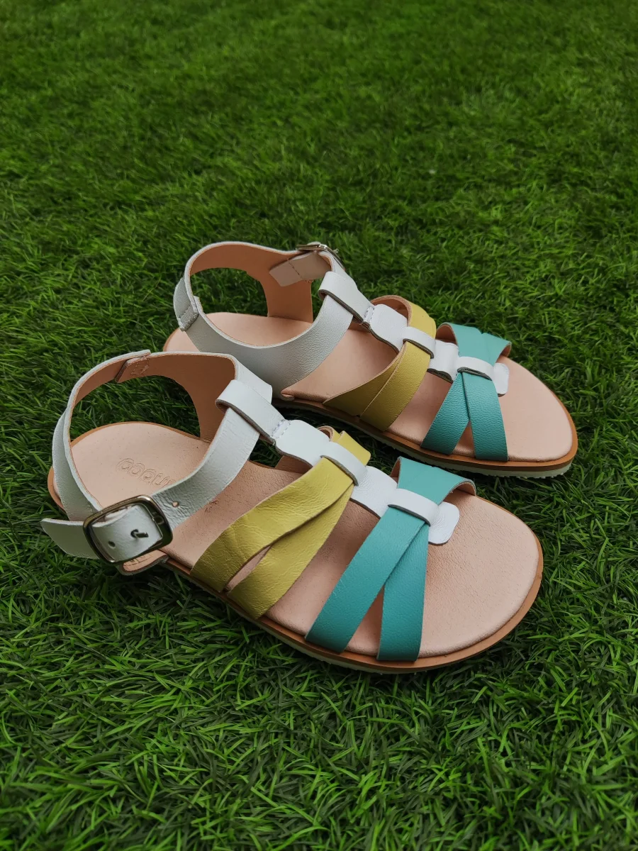 Coqueflex Sandalias 15281 Amarillo Azul - Imagen 2