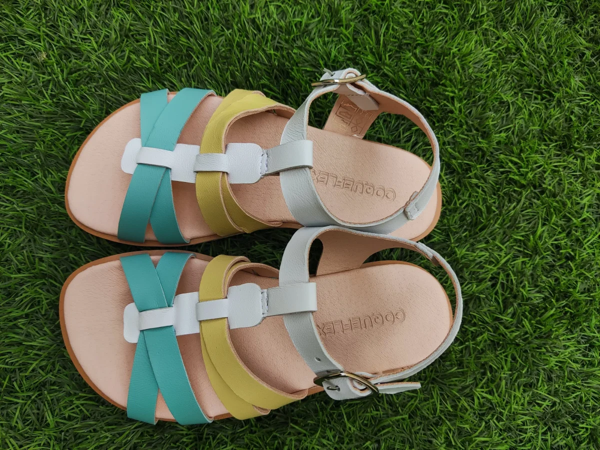 Coqueflex Sandalias 15281 Amarillo Azul - Imagen 6