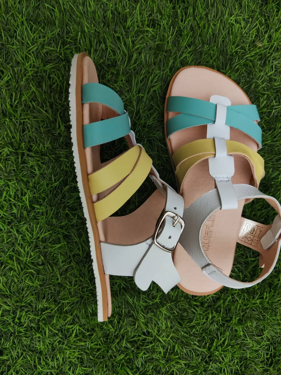 Coqueflex Sandalias 15281 Amarillo Azul - Imagen 5