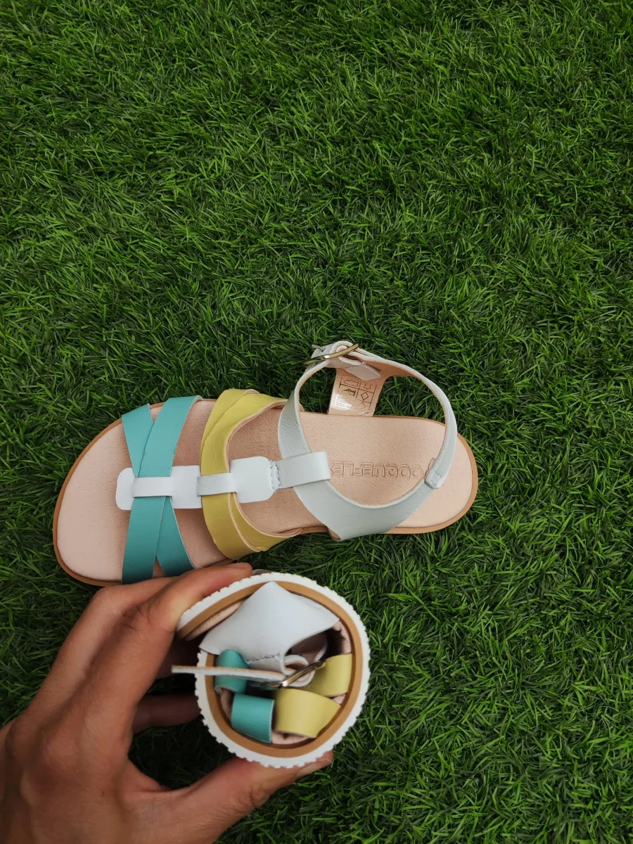 Coqueflex Sandalias 15281 Amarillo Azul - Imagen 7