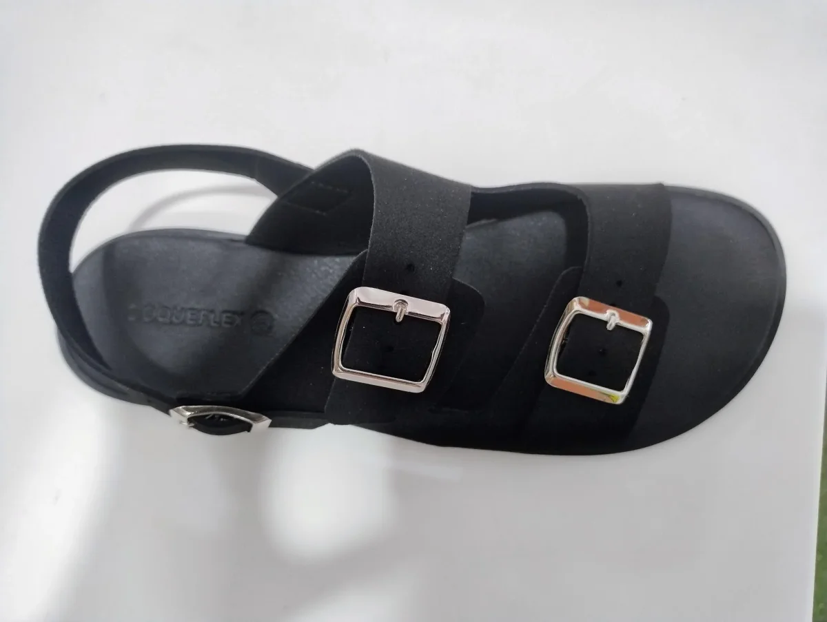 Coqueflex sandalias barefoot vegana 1560PL SUEDE 15 NEGRO (TALLA 43-47)