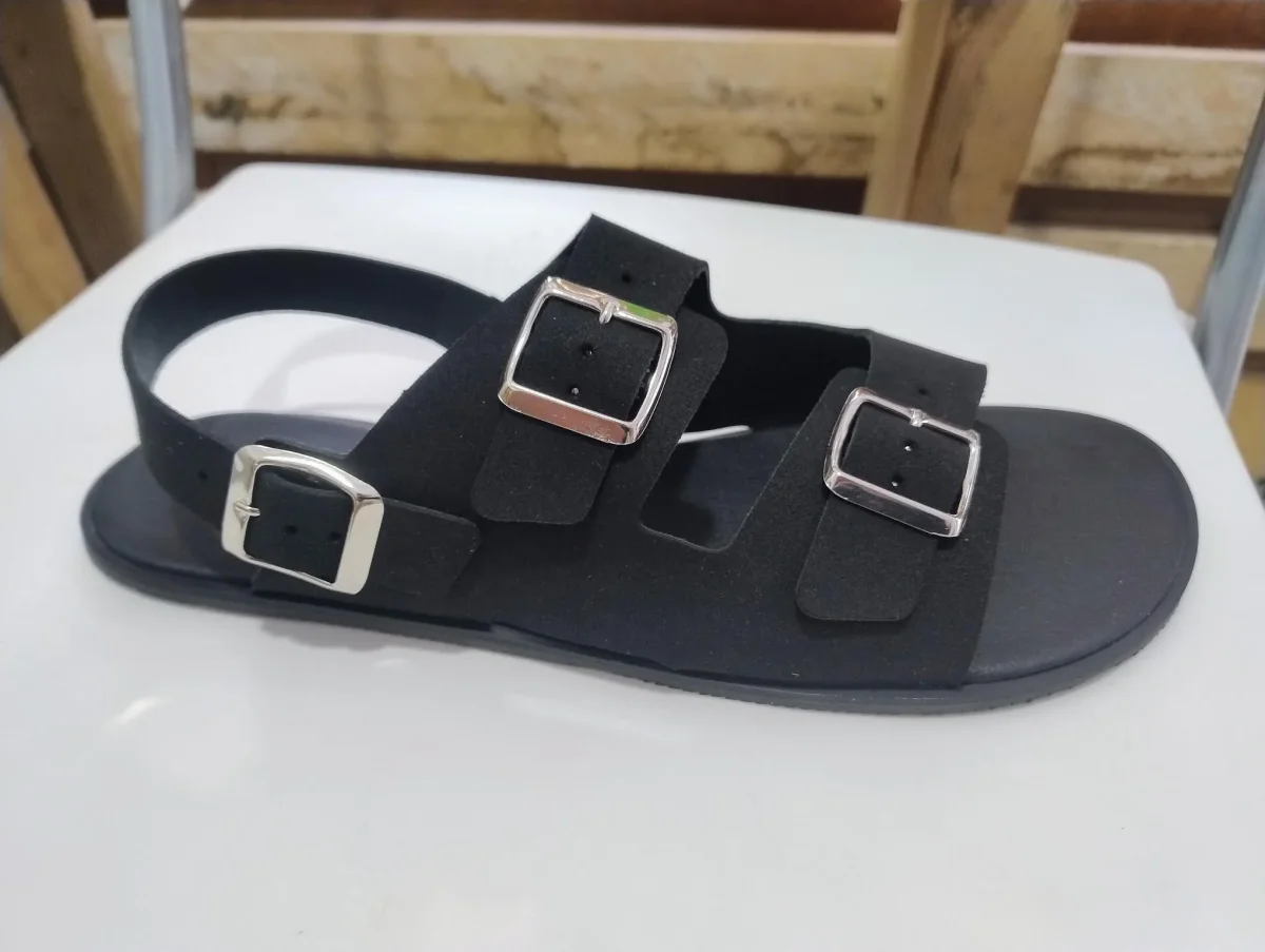 Coqueflex sandalias barefoot vegana 1560PL SUEDE 15 NEGRO (TALLA 43-47) - Imagen 3