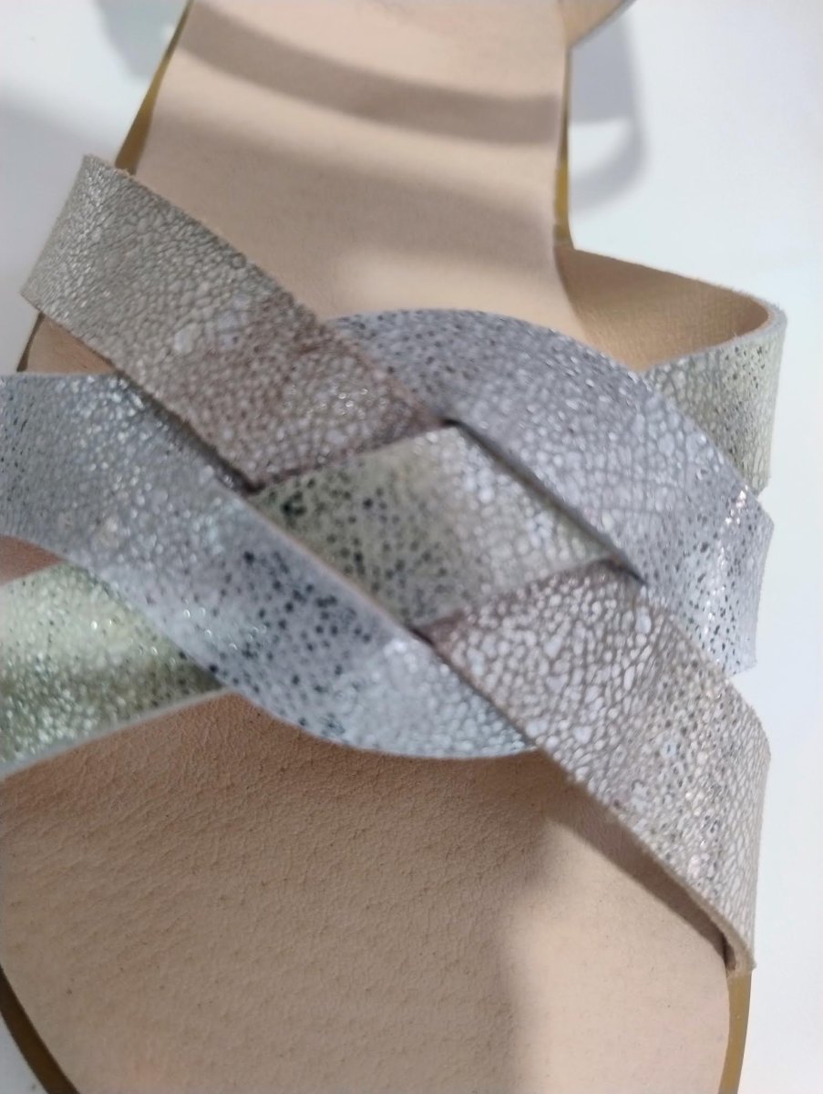 Coqueflex sandalias barefoot 15531 blanco y brilli adulto y niño - Imagen 5