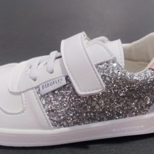 Piruflex Zapatilla Respetuosa Deportivo Infantil Respetuoso PF225 glitter