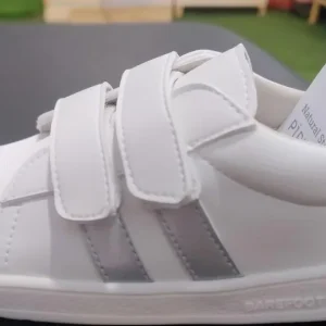 Piruflex Zapatilla Respetuosa Deportivo Infantil Respetuoso Blanco plata