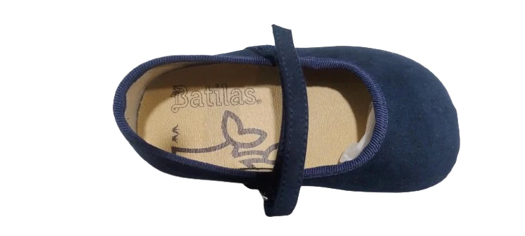 Batilas merceditas respetuosas barefoot azul marino - Imagen 4