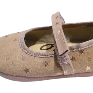 Batilas merceditas respetuosas barefoot rosa estrellas