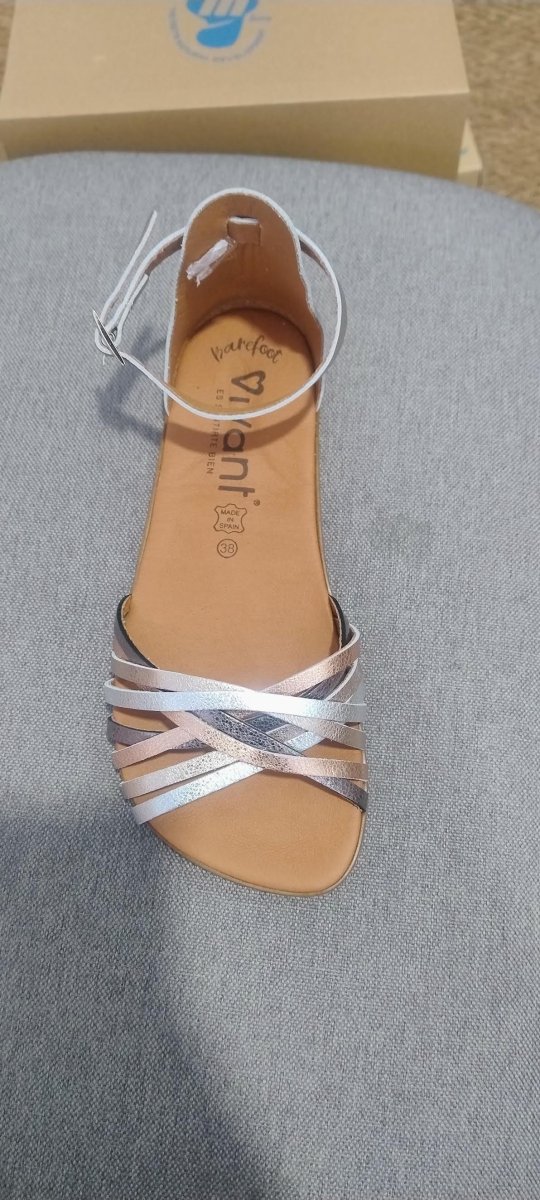 Vivant sandalias barefoot hiedra met plata multi - Imagen 3